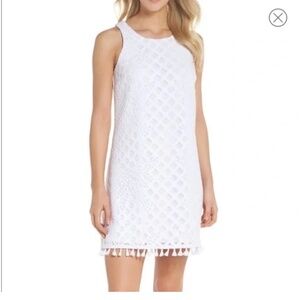 White crochet and fringe Lilly Pulitzer dress